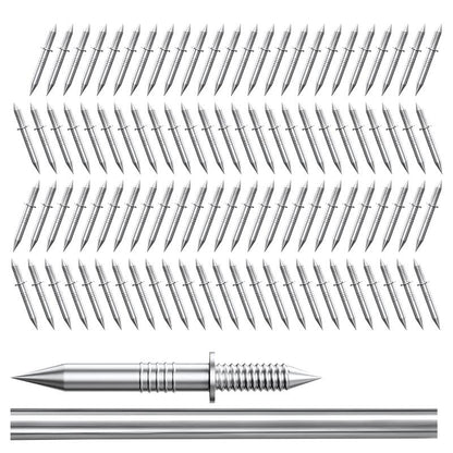 🔩 Double-Headed Skirting Nails | Seamless Non-Marking Invisible Thread Fasteners ✨
