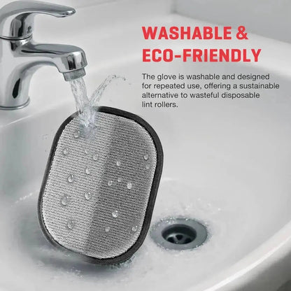 🐾 Pet Hair Removal Gloves | One Swipe Fur Cleaner for Furniture, Beds & Cars